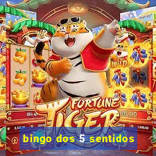 bingo dos 5 sentidos